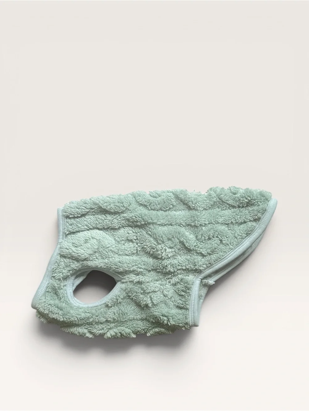 Soft Sherpa Dog Vest in Sage Green